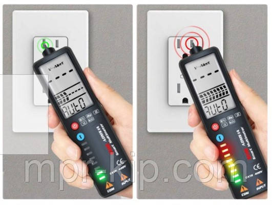 Мультиметр BSIDE ADMS1A з функцією тестера, вимірювача напруги, фото 1