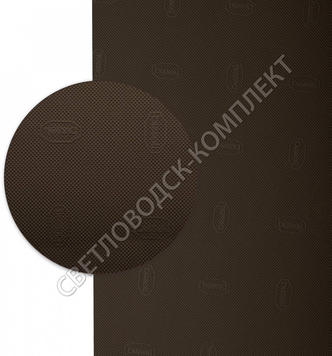 BISSELL, БИЗЕЛ, art.050-small, р. 380*570*1 мм, кол. коричневий - Гумова профілактика листова