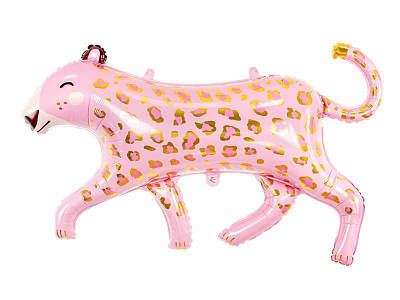 PD Фольговані кулі фігури рожева пантера, леопард — Leopard, Pink Panther 103x63cm — В УП