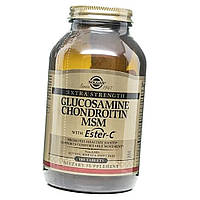 Глюкозамин Хондроитин МСМ Солгар Solgar Glucosamine Chondroitin MSM with Ester-C 180 таб