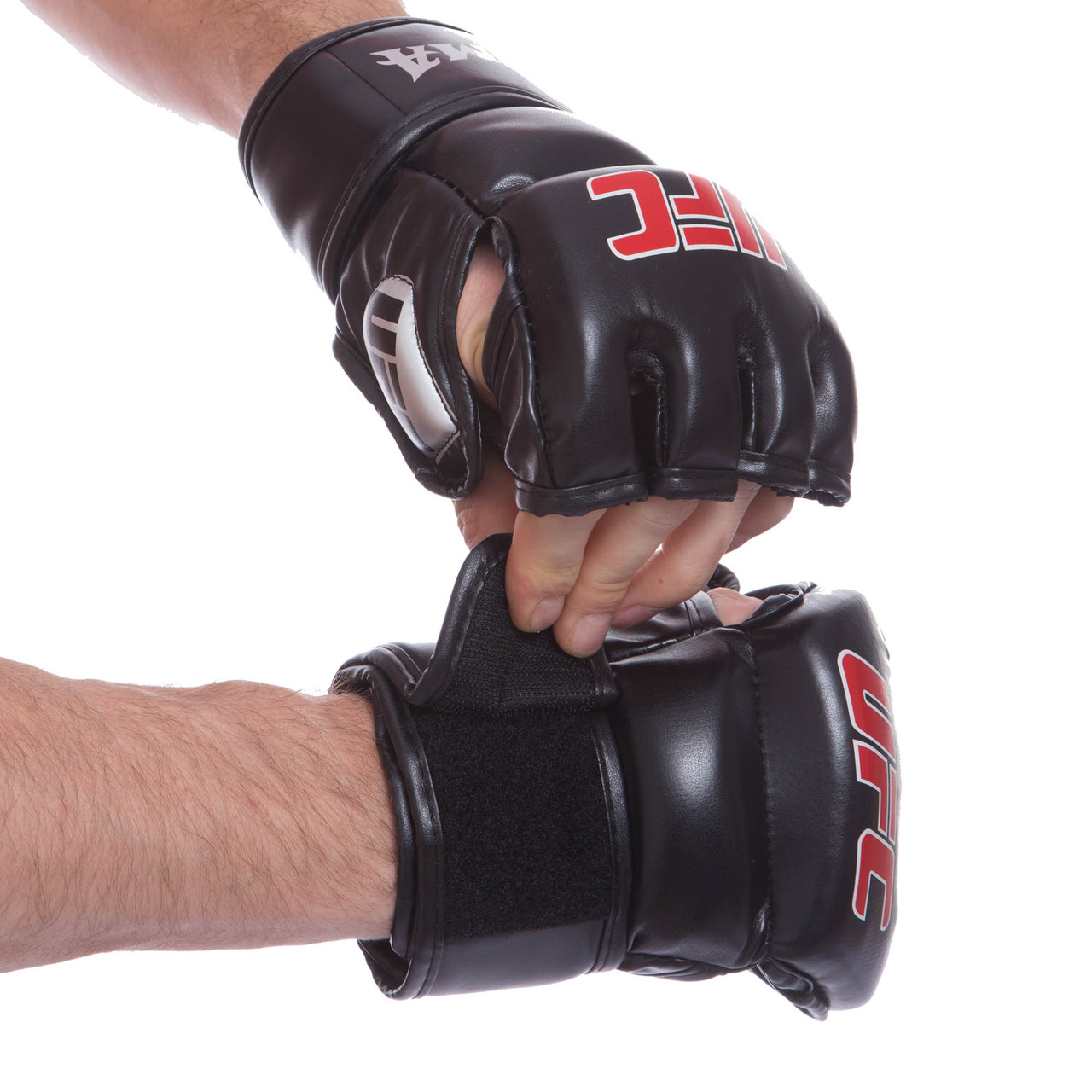 Перчатки для смешанных единоборств MMA UFC BO-0973 (р-р L, черный) - фото 1 - id-p1462573894