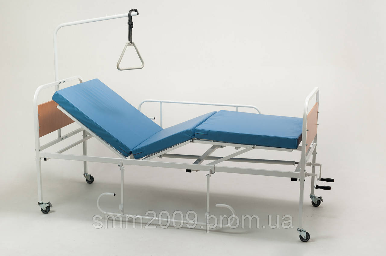 ВИНТОВАЯ Кровать медицинская функциональная 3-х секционная для лежачих больных и больных после инсульта - фото 1 - id-p998619151