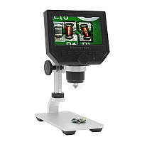 Мікроскоп для дому, пайки з 4.3" LCD екраном GAOSUO M600 c збільшенням 600 разів. Для монтажу SMD деталей