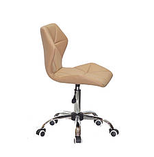 Крісло офісне на колесах TORINO CH - OFFICE еко шкіра , бежевий 1009, фото 2