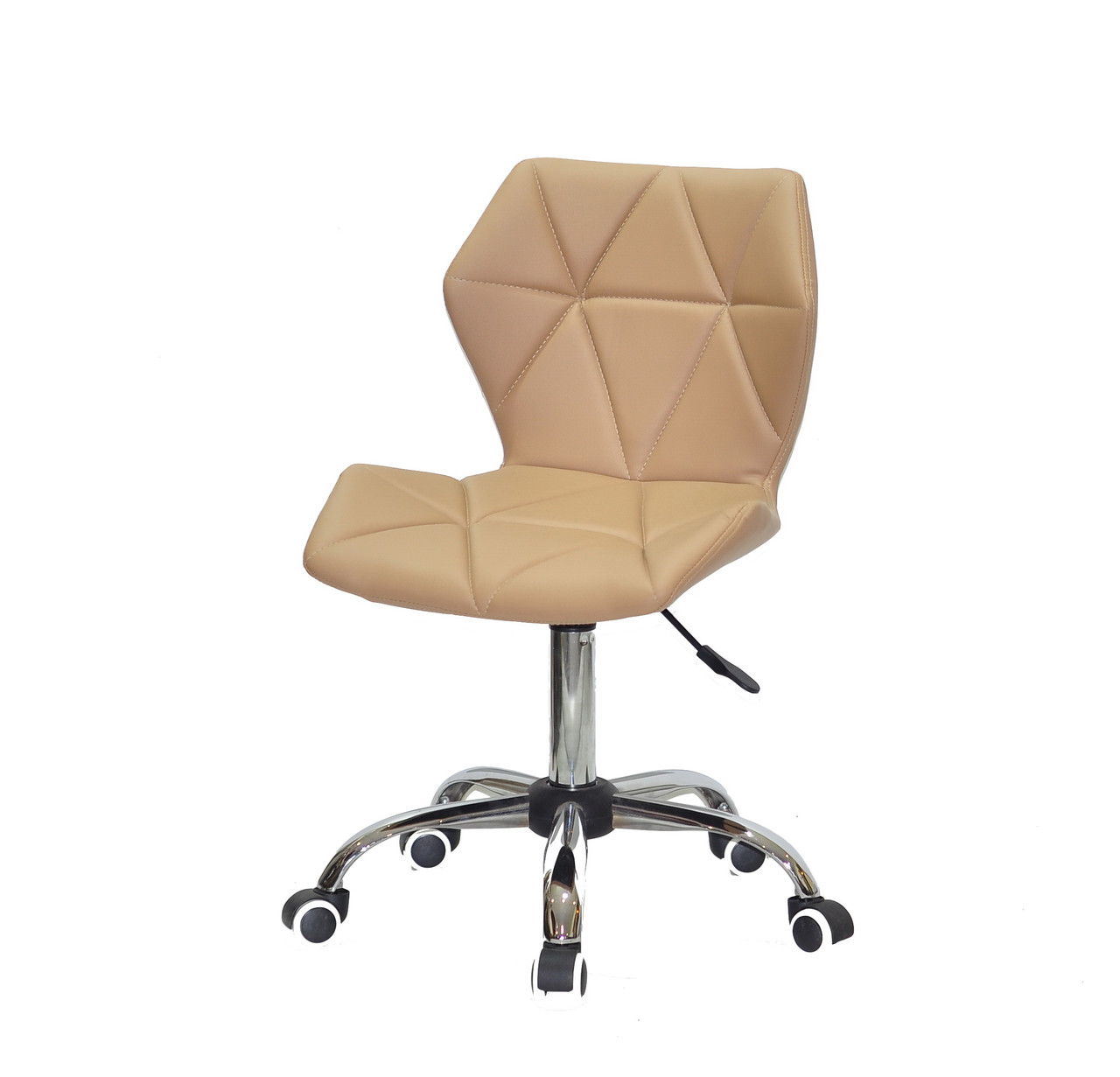 Крісло офісне на колесах TORINO CH - OFFICE еко шкіра , бежевий 1009
