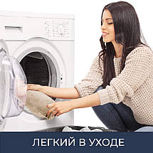 Современный коврик для ванной с эффектом памяти - 50 х 80 см Бежевый - Антискользящий, мягкий, водопоглощающий, фото 3