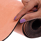 Замшевий двошаровий килимок для йоги Хамса 183x61x0.3 см Record FI-5662-61, фото 4