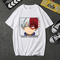 Футболка Shoto Todoroki Белый