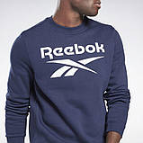 Чоловічий світшот Reebok Identity Fleece Crew (Артикул:GR1656), фото 5