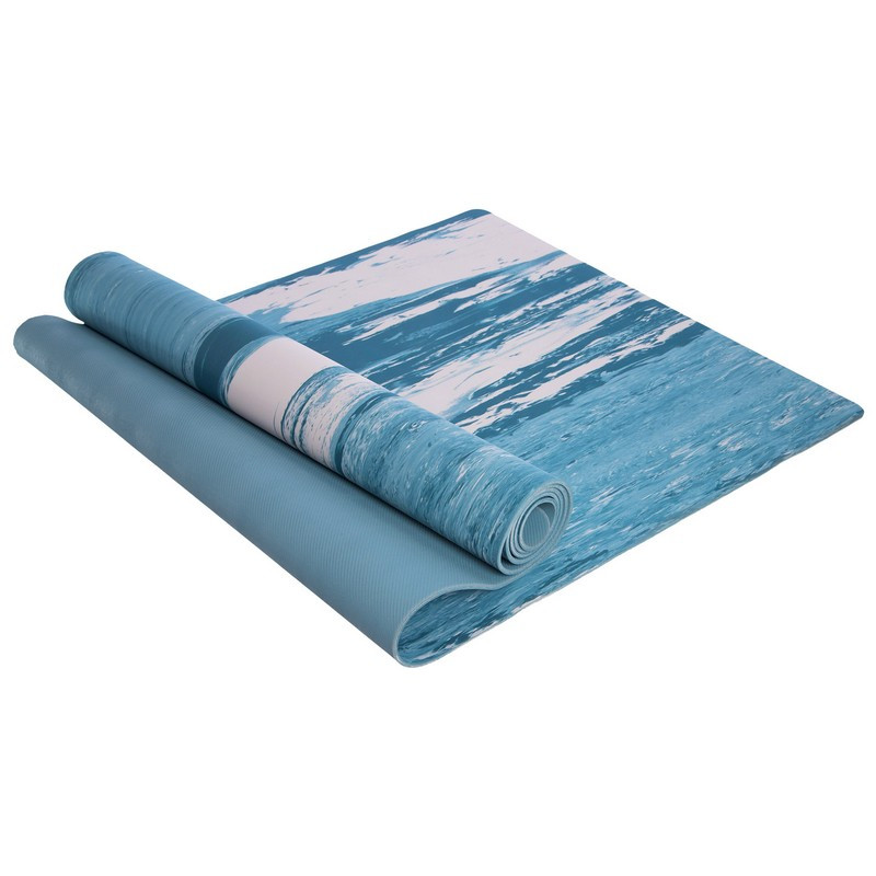 Килимок для фітнесу та йоги гумовий двошаровий RB+TC 4 мм FI-2316, фото 1