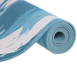 Килимок для фітнесу та йоги гумовий двошаровий RB+TC 4 мм FI-2316, фото 4