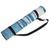 Килимок для фітнесу та йоги гумовий двошаровий RB+TC 4 мм FI-2316, фото 5