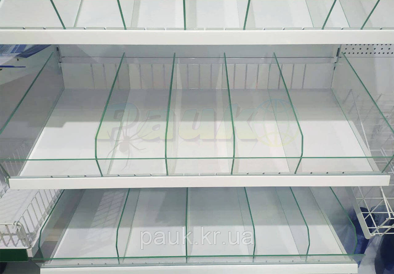 Кондитерська полка Рістел 950 мм, металева поличка на кондитерський стелаж, без скла, фото 1