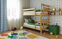 Двоярусне дерев'яне ліжко Санта Лев Меблі
