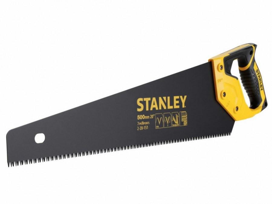 Ножівка по дереву 500мм 7TPI "Jet-Cut" з покриттям "Аплифлон" Stanley 2-20-151
