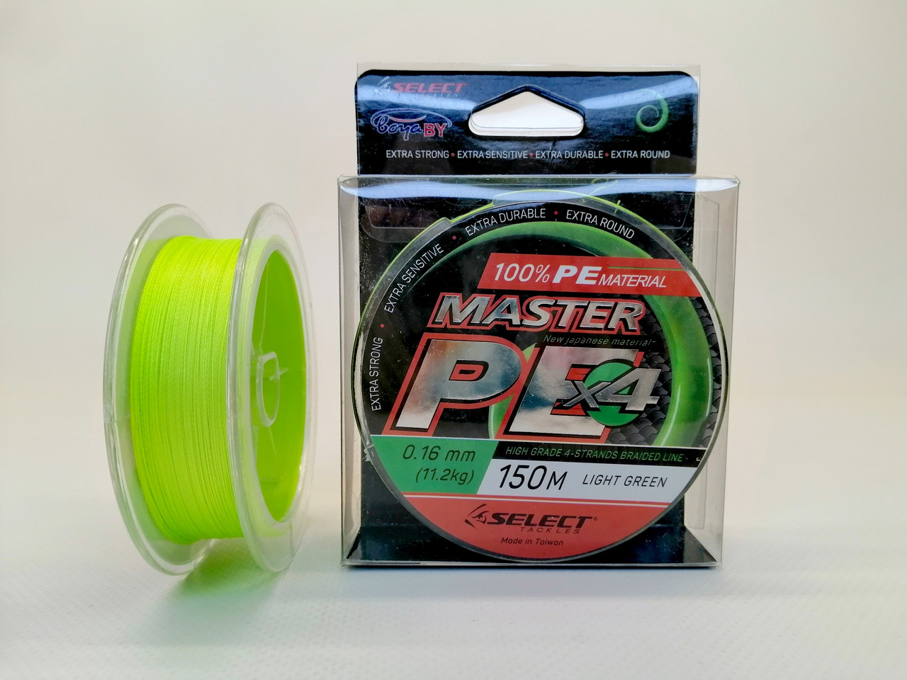 Шнур Boya Select Master PE 0.16мм (салатовий)