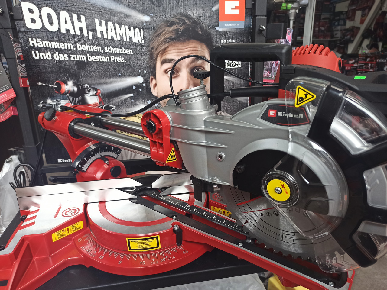 Пила торцювальна з протяжкою Einhell TC-SM 2131/1 Dual 4300390