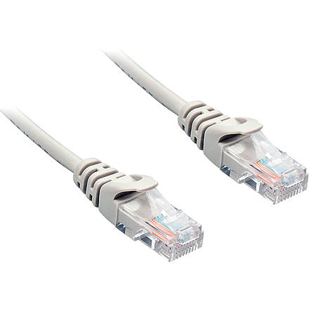 Патч-корд литий UTP RJ45 3м Cat.5e сірий T-T, фото 1