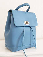 Рюкзак сумка жіноча синього кольору.