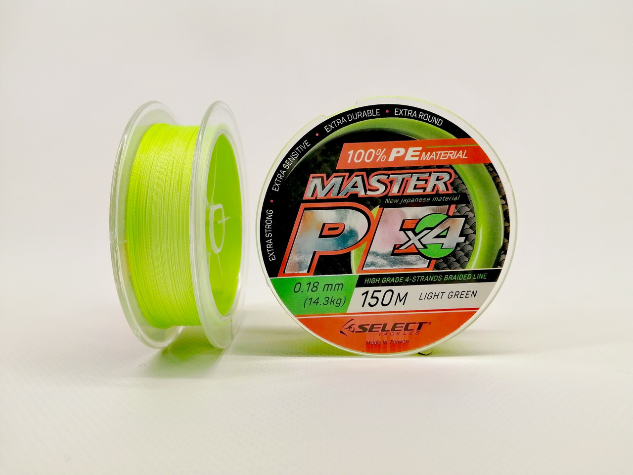 Шнур Boya Select Master PE 0.18мм (салатовый)