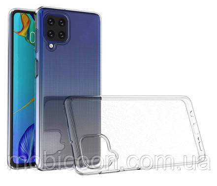 Чохол протиударний силіконовий з посиленим кутами прозорий для Samsung Galaxy М12 (М127), фото 1