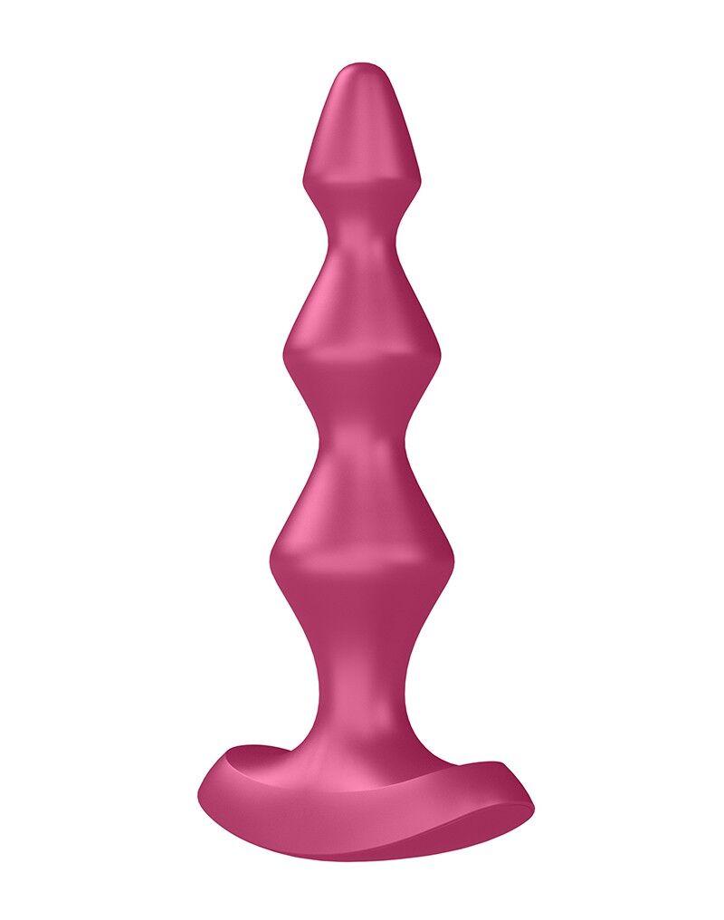 Анальний стимулятор-намистини з двома моторами Satisfyer Lolli-Plug 1 Berry 18+