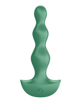 Анальний стимулятор-намистини з двома моторами Satisfyer Lolli-Plug 2 Green Bomba💣