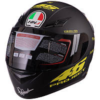 Мотошлем, шлем для мотоцикла Project SP-Sport M-601-1 размер L 58-61 черный матовый