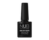 Бархатный топ для ногтей NUB Matt Top Coat 8 мл