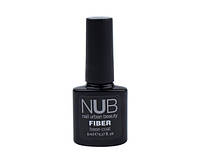 База для гель-лака с волокнами NUB Fiber Base Coat 8 мл, молочная