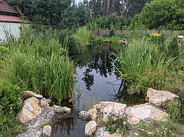 Изготовление пруда для осетра (подводная съёмка на видео) 2