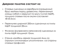 Двері міжкімнатні Rino 16 G ПВХ дуб орегон, фото 3