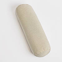 Валик под шею с семенами проса 8х32 см. кремовый