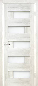 Двері міжкімнатні  Rino 16 G ПВХ дуб білий