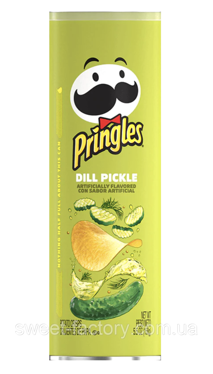 Чипсы Pringles Dill Pickle Cornichon 156g продаж, ціна у Чернігові