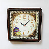 Настенные часы Lisheng 8048 лепка керамика квадратные