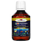 Oslomega, Норвезька серия, рибий жир з омега-3 для дітей, природний лимонний смак, 200 мл