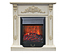 Пристінний каминокомплект Fireplace Афіни Шпон дуб ефект мерехтливих дров зі звуком і обігрівом, фото 3