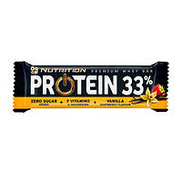 Батончик протеиновый GoOn Nutrition Protein 33% Bar ваниль, клубника (50 g, vanilla raspberry)