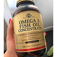 Омега-3 (рыбий жир) Солгар Solgar Omega 3 Fish Oil Concentrate 240 капсул