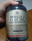 Омега 3 Solgar Omega 3 Fish Oil Concentrate 240 капсул Концентрат риб'ячого жиру, фото 7