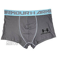Чоловічі труси-боксери Under Armour, м'яка натуральна бавовна, колір сірий