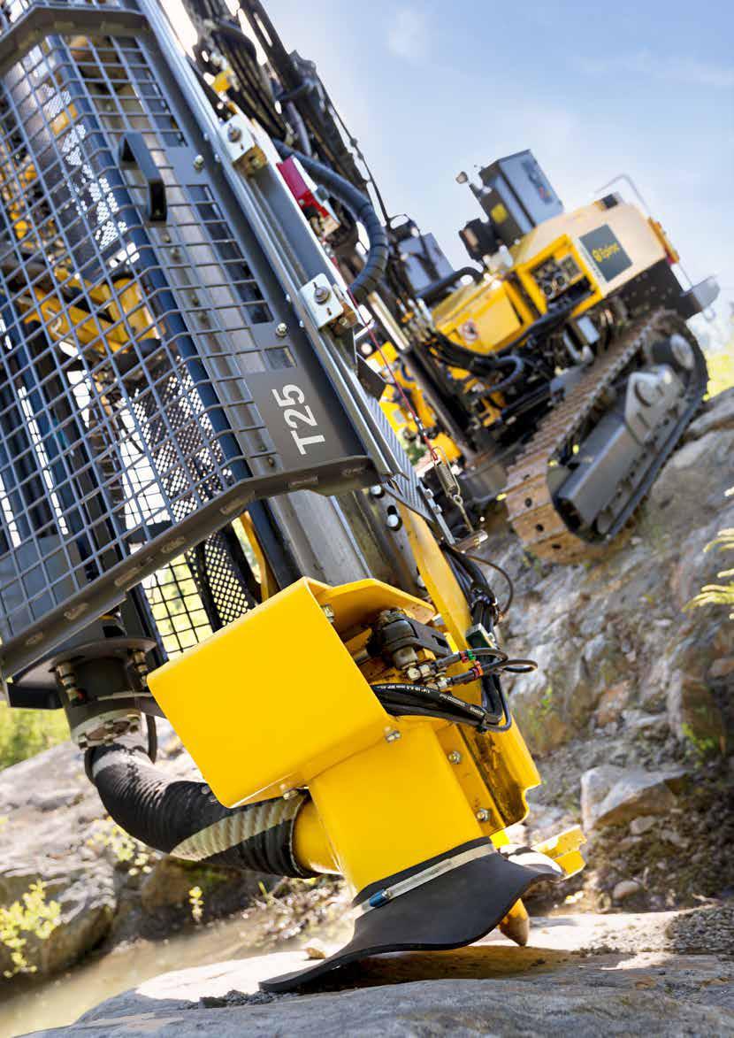 Бурова установка Epiroc FlexiROC T25 R для будівельної галузі, фото 1