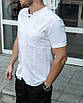 Мужская летняя рубашка белая, фото 3