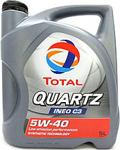 Масло Total Quartz Ineo C3 5W40 5л синтетичне