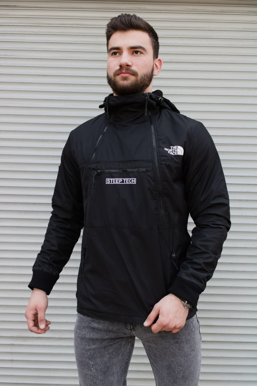 Чоловіча вітровка анорак The North Face на флісі