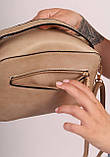 Гарна жіноча клатч сумка Абрикосовий колір, фото 3