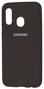 Чехол Silicone Case для Samsung Galaxy A40 A405 black
