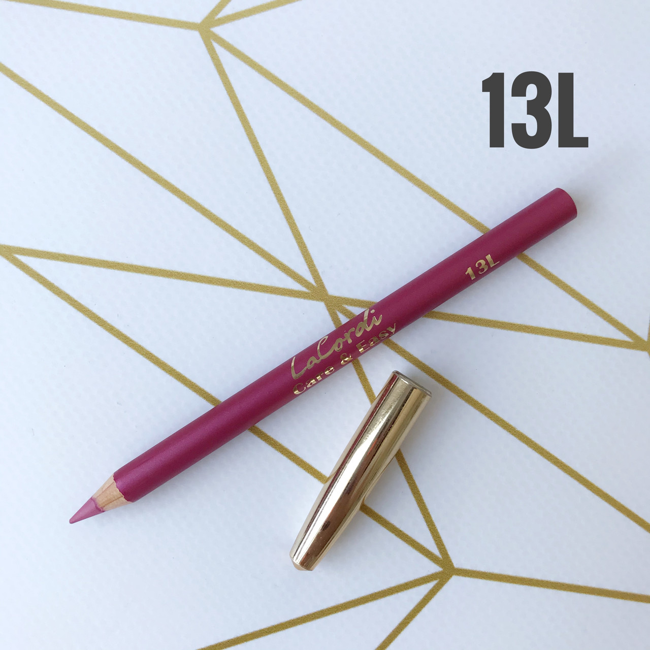Олівець для губ LaCordi Care&Easy 13L рожевий