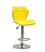 Стілець барний поворотний на одній ніжці TORINO BAR CH - BASE еко шкіра, жовтий 1006, фото 6